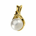 14K Yellow 6 mm Cultured Pearl Pendant